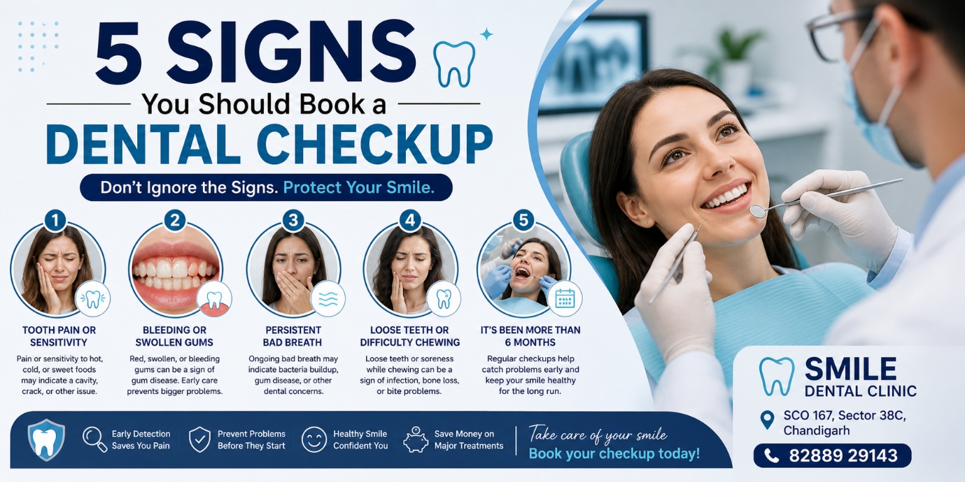 5 Signs You Should Book a Dental Checkup Today